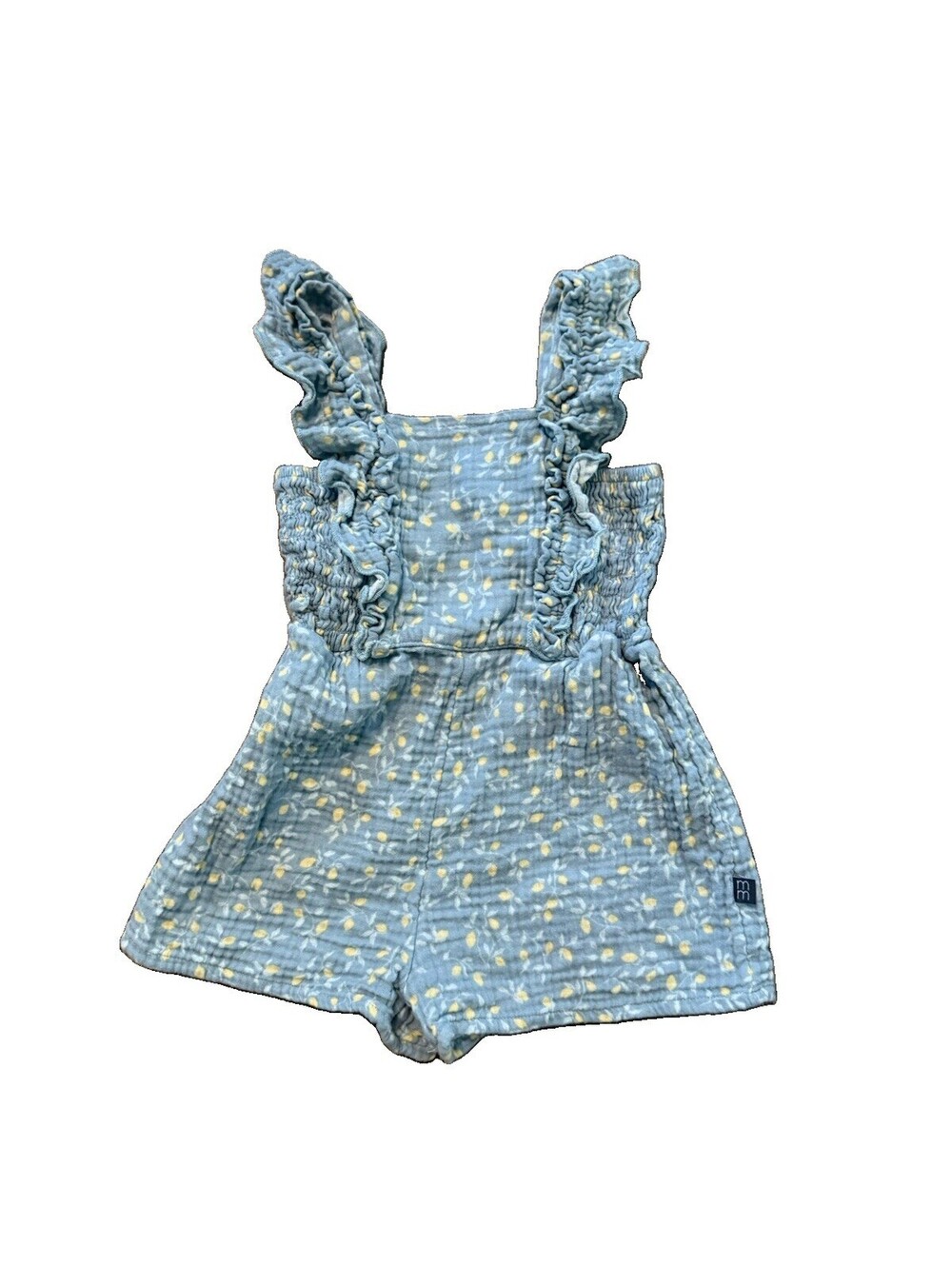 Romper | Toddler Girl | 3T | Modern Moments | Blue, Yellow